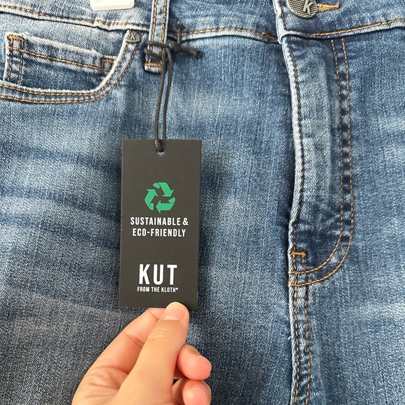 NWT! Kut From The Kloth high-rise fab ab Donna Ankle Skinny. Petite size 8 - Picture 5 of 10